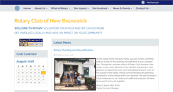 Desktop Screenshot of newbrunswickrotary.org